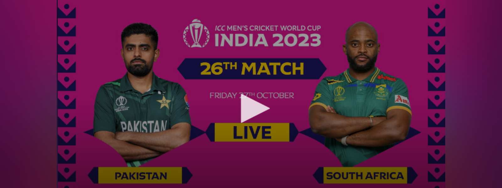 Live: South Africa vs Pakistan – ICC world Cup